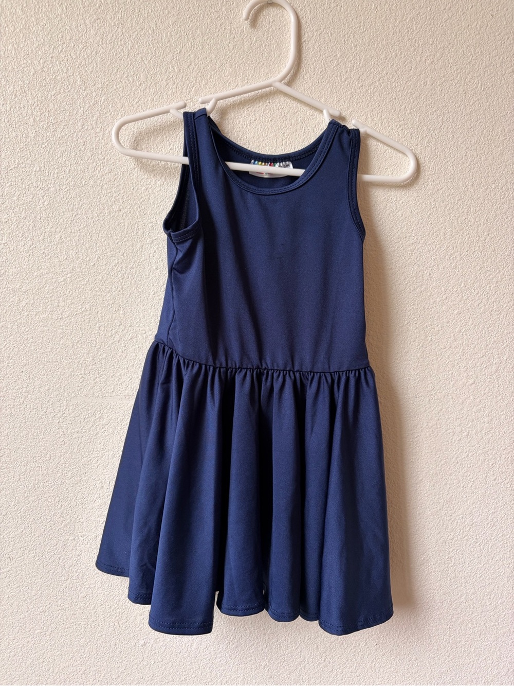 Dot Dot Smile 12/24M Navy Sleeveless Twirl Dress